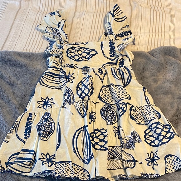 Entro Fruit Print Tiered Dress - Picture 2 of 8